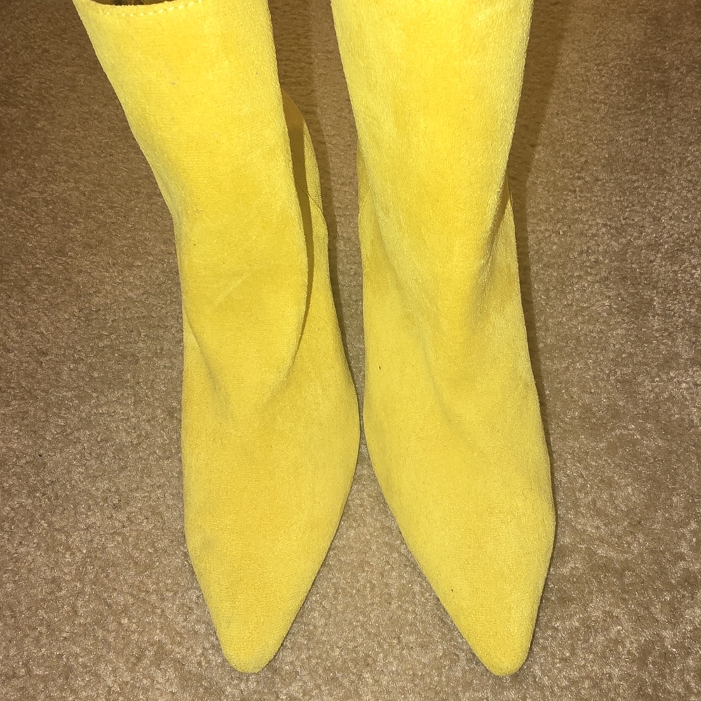 Charles David Yellow Bootie